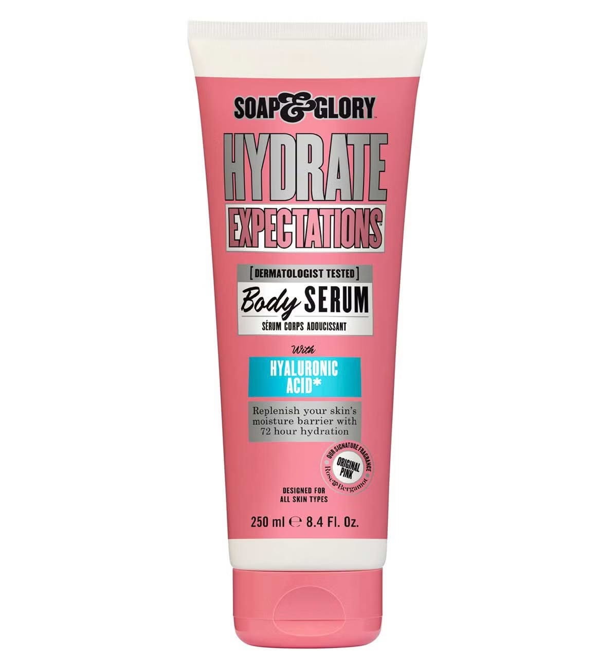 Soap & Glory Original Pink Hydrate Expectations Body Serum 250ml ...