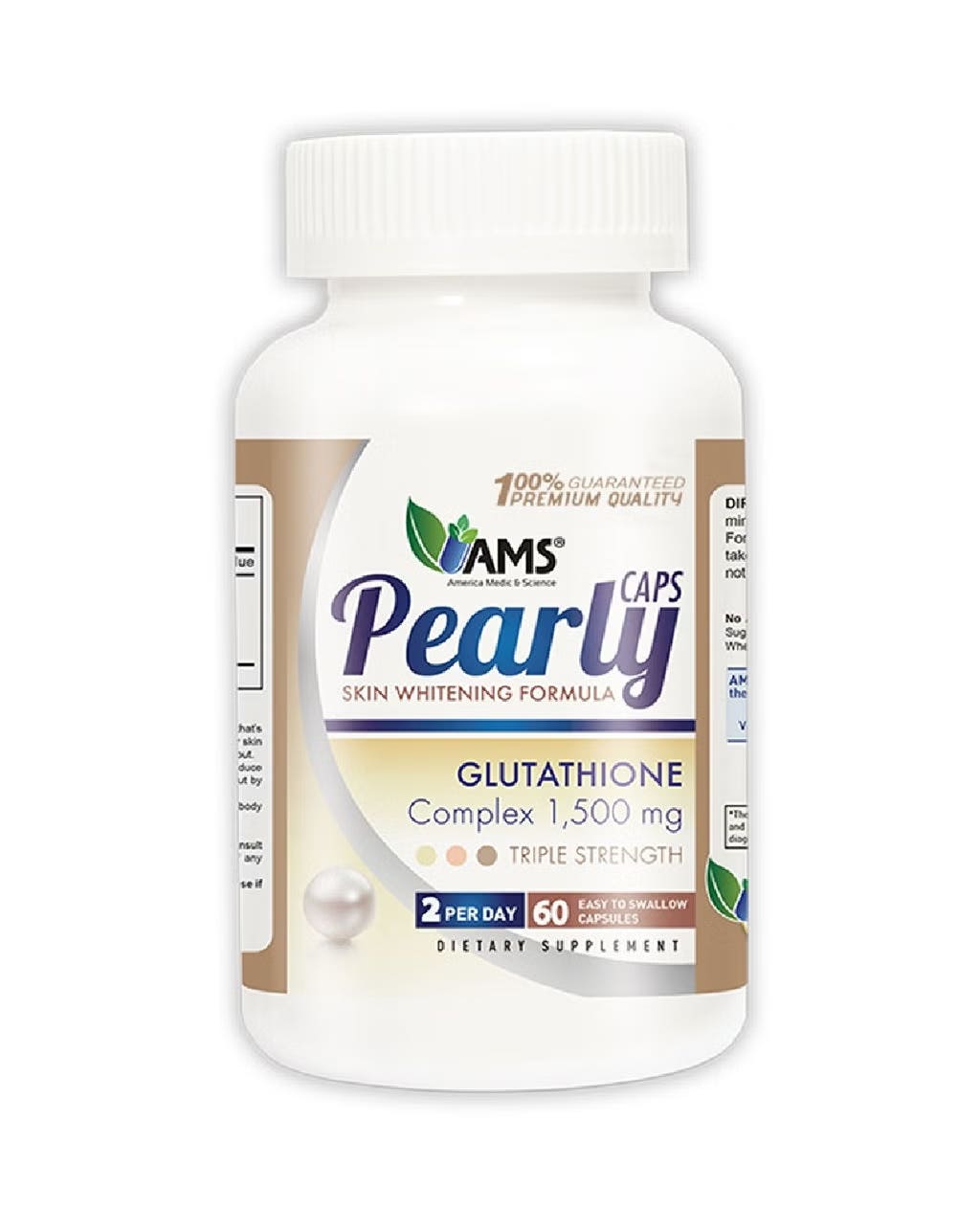 ams pearly caps glutathione review Ams pearly Skin Whitening 60 Capsules 1500mg